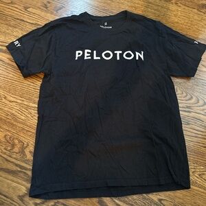 Peloton black workout shirt